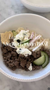 Mediterranean Lamb Bowl